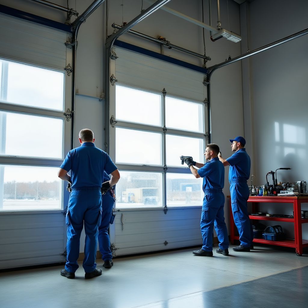 Notre équipe technique lors d'une intervention de maintenance